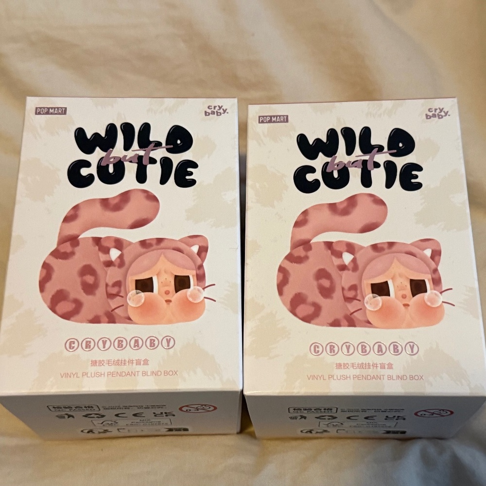 POP MART Crybaby Wild but Cutie Series - Vinyl Plush Pendant Blind Boxes
